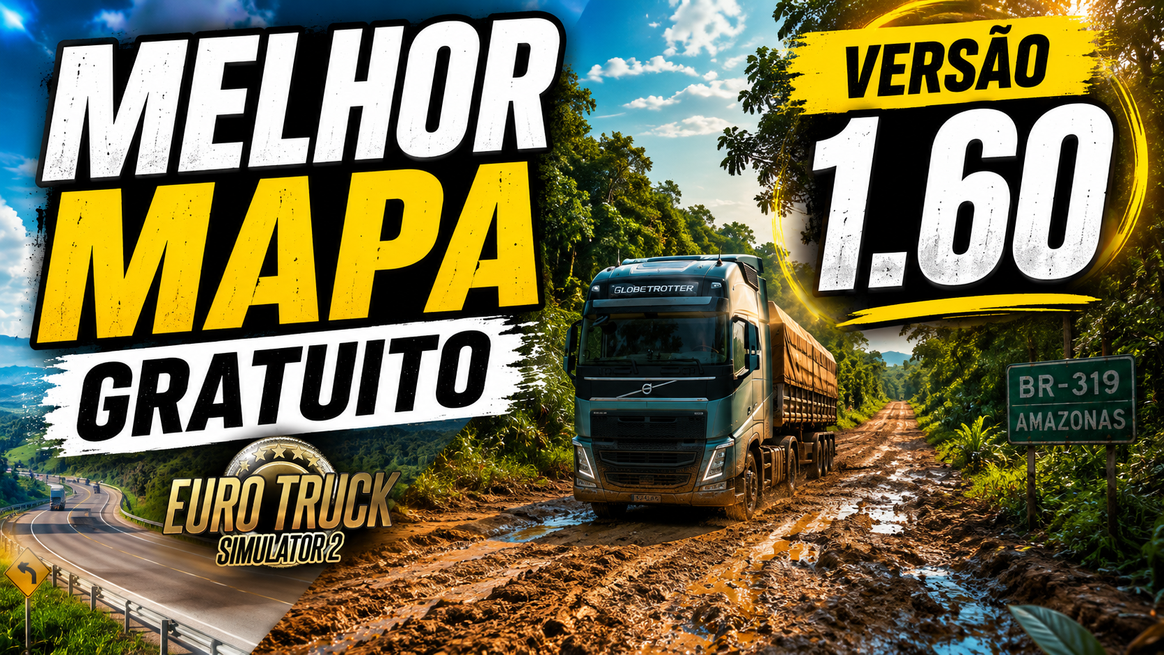 BR BRASIL MAPA EURO TRUCK SIMULATOR 2 1.60 